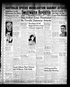 Primary view of object titled 'Sweetwater Reporter (Sweetwater, Tex.), Vol. 45, No. 192, Ed. 1 Sunday, January 25, 1942'.