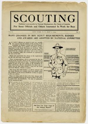 Primary view of object titled 'Scouting, Volume 2, Number 1, May 1, 1914'.