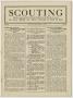 Journal/Magazine/Newsletter: Scouting, Volume 3, Number 21, March 1, 1916