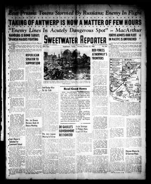 Primary view of object titled 'Sweetwater Reporter (Sweetwater, Tex.), Vol. 47, No. 244, Ed. 1 Monday, October 23, 1944'.