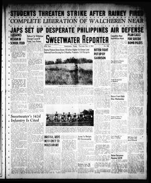 Primary view of object titled 'Sweetwater Reporter (Sweetwater, Tex.), Vol. 47, No. 253, Ed. 1 Thursday, November 2, 1944'.