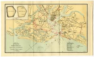 Primary view of Map of Approaches to Charleston, South Carolina