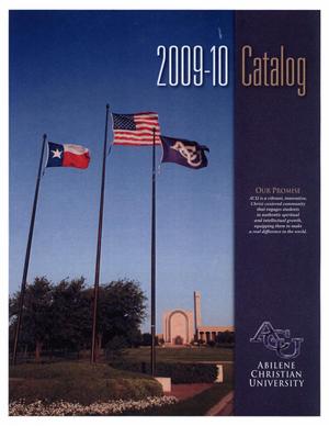 Primary view of object titled 'Catalog of Abilene Christian University, 2009-2010'.