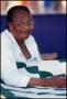 Photograph: Quilter from Kashmere Senior Center