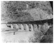 Primary view of [Chihuahua - Pacific Railway train on Santa Barbara Bridge]