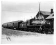 Photograph: [Train at Gainesville, Texas depot]