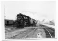 Photograph: [Westbound double-headed passenger train in Dallas]