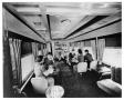 Primary view of [Lounge car on "The Bluebonnet" ]