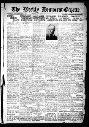 Primary view of object titled 'The Weekly Democrat-Gazette (McKinney, Tex.), Vol. 38, Ed. 1 Thursday, February 10, 1921'.