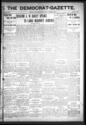 Primary view of object titled 'The Democrat-Gazette (McKinney, Tex.), Vol. 23, No. 40, Ed. 1 Thursday, November 8, 1906'.