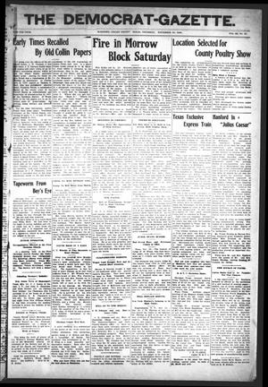 Primary view of object titled 'The Democrat-Gazette (McKinney, Tex.), Vol. 23, No. 43, Ed. 1 Thursday, November 29, 1906'.