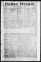 Primary view of Dallas Herald. (Dallas, Tex.), Vol. 10, No. 10, Ed. 1 Wednesday, December 11, 1861