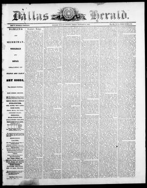 Primary view of object titled 'Dallas Herald. (Dallas, Tex.), Vol. 13, No. 16, Ed. 1 Saturday, January 6, 1866'.