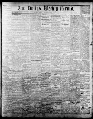 Primary view of object titled 'The Dallas Weekly Herald. (Dallas, Tex.), Vol. 24, No. 9, Ed. 1 Saturday, November 18, 1876'.