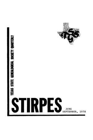 Primary view of object titled 'Stirpes, Volume 18, Numbers 2 and 3, June and September 1978'.