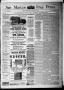 Thumbnail image of item number 1 in: 'San Marcos Free Press. (San Marcos, Tex.), Vol. 12, No. 49, Ed. 1 Thursday, November 8, 1883'.