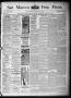 Primary view of San Marcos Free Press. (San Marcos, Tex.), Vol. 16, No. 34, Ed. 1 Thursday, August 11, 1887