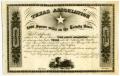 Primary view of [Texas Association, stock certificate]