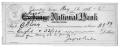 Text: [First National Bank Pay to A. F. Evers]