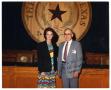 Primary view of Rep. Betty Denton and Mr. Thomas 1988
