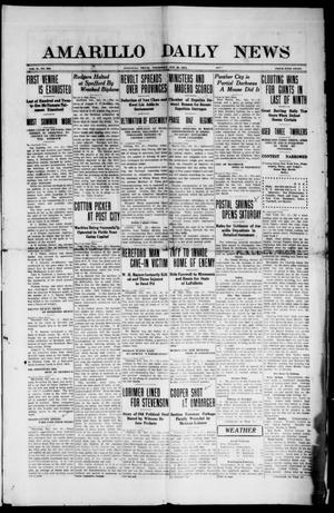 Primary view of object titled 'Amarillo Daily News (Amarillo, Tex.), Vol. 2, No. 306, Ed. 1 Thursday, October 26, 1911'.