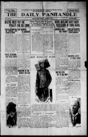Primary view of object titled 'The Daily Panhandle (Amarillo, Texas), Vol. 5, No. 94, Ed. 1 Wednesday, November 15, 1911'.