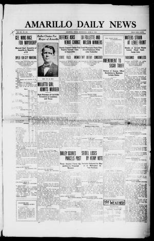 Primary view of Amarillo Daily News (Amarillo, Tex.), Vol. 3, No. 130, Ed. 1 Wednesday, April 3, 1912