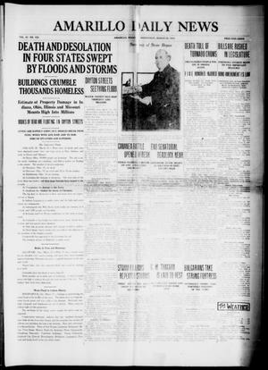 Primary view of object titled 'Amarillo Daily News (Amarillo, Tex.), Vol. 4, No. 123, Ed. 1 Wednesday, March 26, 1913'.