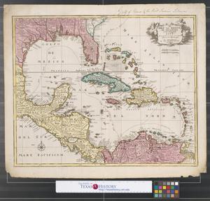 Primary view of De Golf van Mexico de eilanden en het omleggende land: zaamengesteld en op nieuw gecorrigeerd volgens de beste waarnemingen.