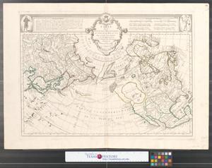 Primary view of object titled 'Carte des nouvelles decouvertes au nord de la Mer du Sud : tant à l'Est de la Sibérie et du Kamtchatka, qu'é l'Ouest de la Nouvelle France.'.
