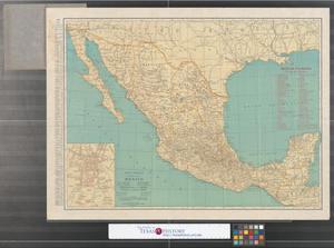 Primary view of object titled 'Rand McNally Standard Map of Mexico.'.