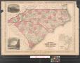 Map: Johnson's North Carolina and South Carolina.