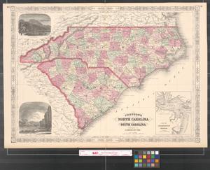 Primary view of object titled 'Johnson's North Carolina and South Carolina.'.