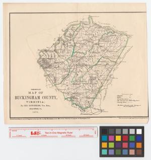 Primary view of Preliminary map of Buckingham County, Virginia.