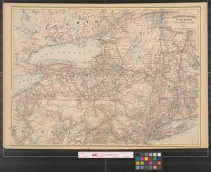 Primary view of object titled 'Asher & Adams' New York and part of Ontario.'.