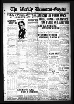 Primary view of object titled 'The Weekly Democrat-Gazette (McKinney, Tex.), Vol. 35, Ed. 1 Thursday, August 1, 1918'.
