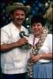 Photograph: [Eliseo and Nieves Torres at the Texas Folklife Festival]