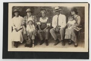 Primary view of object titled '[The Evans and Kendrick Families]'.
