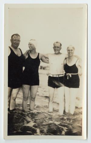 Primary view of object titled '[Friends at a Beach]'.