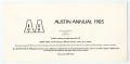 Postcard: [Postcard: Mexic-Arte Museum Invites Betty Horton to the Austin Annua…