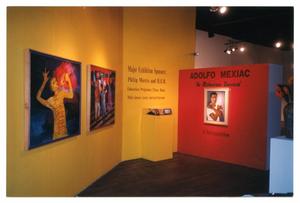 Primary view of object titled '[Title Wall for Adolfo Mexiac Retrospective]'.