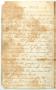Thumbnail image of item number 2 in: '[Letter to R.E.B. Baylor from J.H. Stribling, August 29, 1873]'.