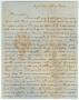 Thumbnail image of item number 1 in: '[Letter to John from his Uncle V. Metcalfe, September 30, 1858]'.