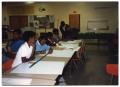 Photograph: [Middle School Students Drawing for Poster Art Contest]