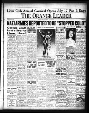 Primary view of object titled 'The Orange Leader (Orange, Tex.), Vol. 28, No. 161, Ed. 1 Friday, July 11, 1941'.