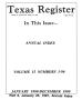 Primary view of Texas Register: Annual Index January 1990 - December 1990, Volume 15 Numbers 1-96, [Part I] - pages 245-281, January 25, 1991