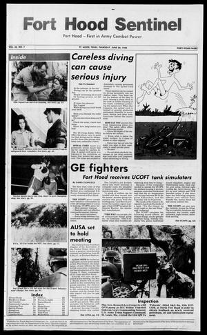 Primary view of The Fort Hood Sentinel (Temple, Tex.), Vol. 44, No. 7, Ed. 1 Thursday, June 20, 1985