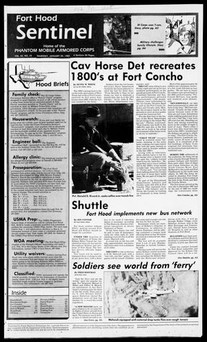Primary view of object titled 'The Fort Hood Sentinel (Temple, Tex.), Vol. 45, No. 35, Ed. 1 Thursday, January 29, 1987'.
