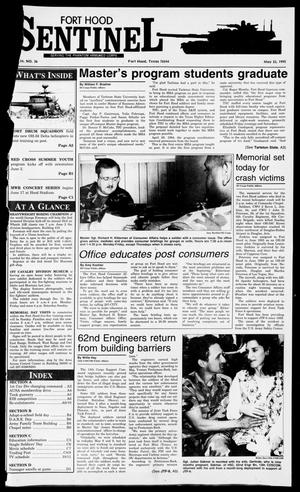 Primary view of The Fort Hood Sentinel (Temple, Tex.), Vol. 54, No. 36, Ed. 1 Thursday, May 25, 1995