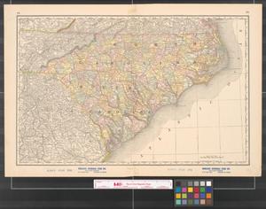 Primary view of object titled '[Map of North and South Carolina, and Kentucky]'.
